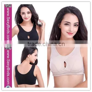 Women's Cool Comfort Seamless Running Yoga Fitness Push Up Ladies Sports Bra thumbnail-1