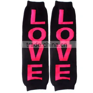 Bulk Wholesale Boutique Lovely Cotton Soft Love Legwarmer thumbnail-2