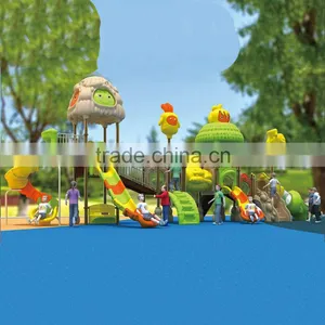 China Park Equipment Outdoor Playground With Plastic Slide thumbnail-4