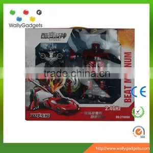 Intelligent Shifting Robot Hobby 2.4G RC Distortion Deformation Stunt Cars Remote Robot Car Toys Transform thumbnail-1