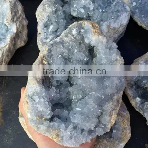 Natural Rock Blue Spar Kyanite Geode Crystal Stone For Sale thumbnail-1