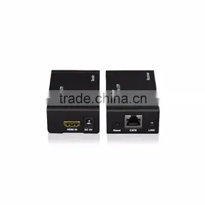 2016 Lower Price 60m Hdmi Extender Over Single Cat6/Cat.5e Cable RJ45 HDMI Extender thumbnail-4