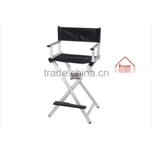 CE Certificate Aluminum Director Chair Black Makeup Chair thumbnail-3