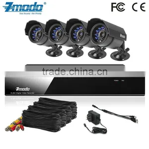 Zmodo IR Waterproof Camera Standalone DVR 4CH CCTV Kit thumbnail-1