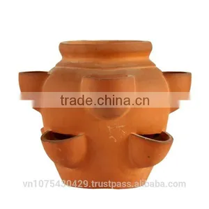 Ceramic Flower Pots , 8 Hole Herb Terracotta Pots Wholesale, Cheap Ceramic Flower Pots thumbnail-1
