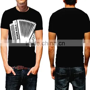 New Design Playable Music Accordion T Shirt thumbnail-1