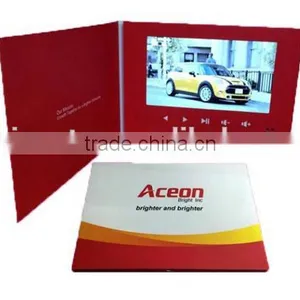 Golden Member Customize 7'' Tft Video Book For Promotion And Advertising thumbnail-5