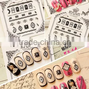 1sheet Nail Art Water Decals Nail Stickers Water Transfer Sticker Charming Fantastic DIY Stickers thumbnail-3