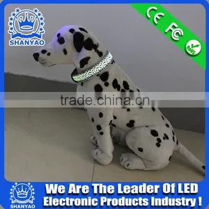 2016 Hot Selling Christmas Led Pet Collar With Leopard thumbnail-4