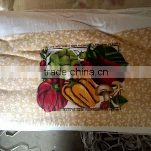 90g/pc Roll Cotton Waist Kitchen Apron With Pigment Printing thumbnail-2