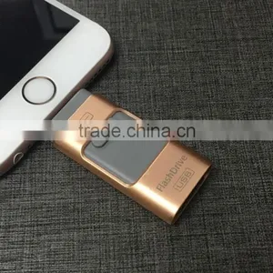 Dual Otg Usb Flash Drive for Computer and Smartphone Iphone 32GB 64GB USB2.0 Otg Usb Flash Drive thumbnail-1