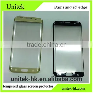 2016 New Mobile Accessories for Samsung s7 S7edge Full Cover Silk Print Tempered Glass Screen Protector thumbnail-1