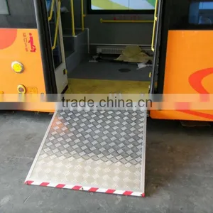CE Electric Wheelchair Ramp for the Disabled on Low-Floor City Bus thumbnail-1