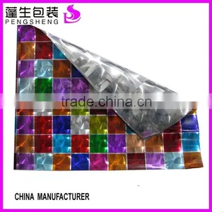 90micron Cube Transparent 3D FILM, Laser Film, 3d Cold Laminating Film,3d Hologram Film thumbnail-3