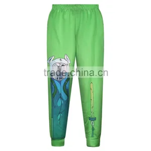 Hot Sale Plus Size Women Sweatpants 3D Print Angry Cartoon Pants N18-14 thumbnail-1