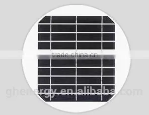 Round Solar Panel 5W for 6V thumbnail-1