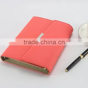 Shenzhen Wholesale Christmas Gift Items PU Notebook With Power Bank thumbnail-2