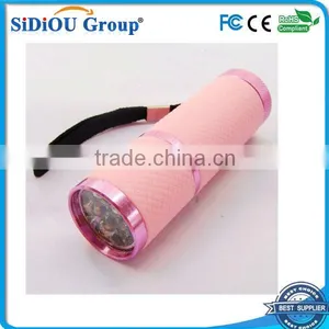 Mini Led Light Torch 9 Led Plastic Torch thumbnail-1
