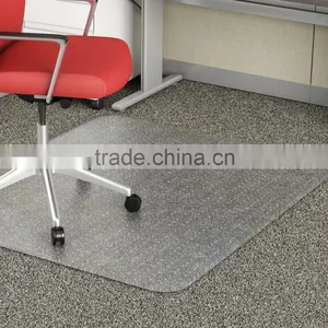 Custom Transparent Studded Chair Floor Mat Waterproof For Office thumbnail-1