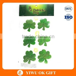 Shamrock Window Cling/sticker for St Patrick's Day/ st Patrick Decoration in Door thumbnail-1