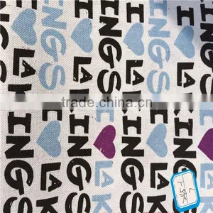 Stock Canvas Printing CVC/TC Canvas Fabric for Shoes and Bags thumbnail-1