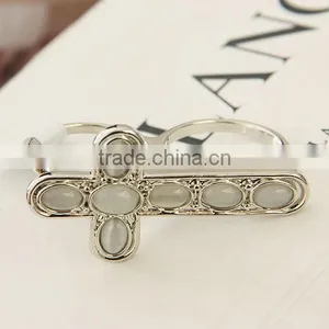 Hot Rings Jewelry Women Crucifix Ring thumbnail-3