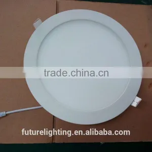 Indoor Aluminum Housing Flat Panel Lighting , Dia 160x14mm Embedded Installation 10W Round Led Panel Light thumbnail-2