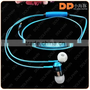 New Product Distributor Wanted Luminous Earphones Glowing Custom Zipper Earphone thumbnail-1