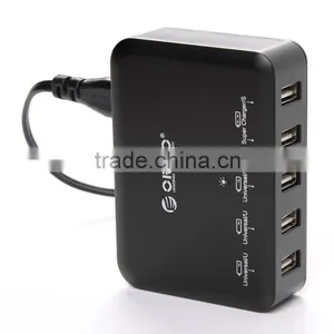 ORICO DCAP-5S Smart Desktop Usb Charger Apply for All 5V Digital Devices , Take a Easy Charging and Put Your Adaptors Closely thumbnail-1