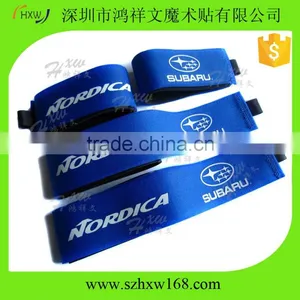 Rubber Ski Strap/Logo Printed Ski Ties With Pull Tab thumbnail-1