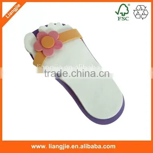 Customized Die-cut Note Pads, Memo Pads in Slipper Shape thumbnail-1