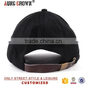 Fashionable Black Blank Golf Hats thumbnail-4