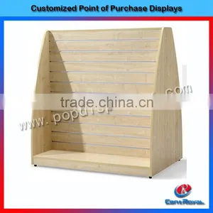 Wholesale Durable Floor Retail Wooden Scarf Display Rack thumbnail-1