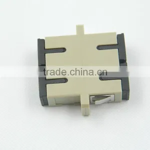 SC PC Duplex Optic Fiber Adapter / Single Mode Fiber Optic Adapter thumbnail-3