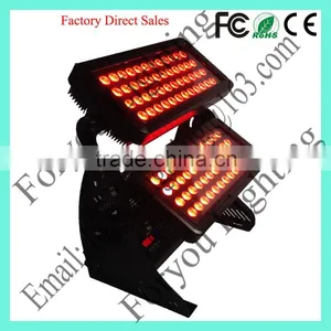 Factory Wholesale Outdoor IP65 Waterproof Rainproof Building City Color Light 96x15W RGBWA+UV 6-IN-1 LED Wall Washer thumbnail-1