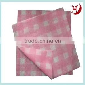 Printing Plain Red Square Spunlace Nonwoven Fabric thumbnail-1