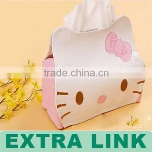 Customized Logo Printed Hello Kitty Tissue Box Packaging thumbnail-1