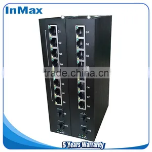 Full Gigabit Din-rail 8T+2G PoE Gigabit Ethernet Switch, 10 Ports Industrial Switch P510A thumbnail-2