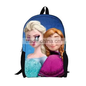 Hildren School Bags With Cartoon Picture Elsa and Anna Frozen Bags School Bag thumbnail-1