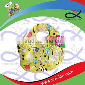 Custom Pattern Printed Flowers Neoprene Lunch Tote Bag thumbnail-1