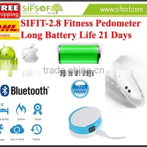 SIFIT-2.8 Waterproof Activity Tracker, Outdoor Sports Bracelet Pedometer Long Battery Life up to 21 Days, LED Screen 4 Colors. thumbnail-1