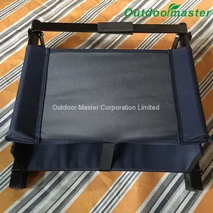Lightweight Portable Adventure Navy Folding Stadium Chair thumbnail-4
