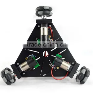 3WD 48mm Omni Wheel Robot Platform Chassis 15001B thumbnail-3