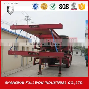 SEENWON China Supplier Manufacturers 40ft Container Flat Trailer Price in India thumbnail-1
