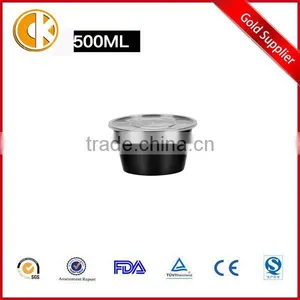Plastic Round Meal Preparation Container / Food Saver With Clear Lid, Leak Proof, Microwavable Plastic Food thumbnail-1
