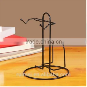 Household Table-top Metal Cup and Saucer Rack thumbnail-3