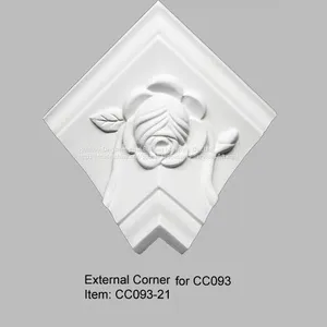 Crown Molding Trim With Rose Design thumbnail-5