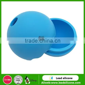 FDA and LFGB Grade New Arrival Silicone Ice Ball Mold With Ice Cube Tray thumbnail-1