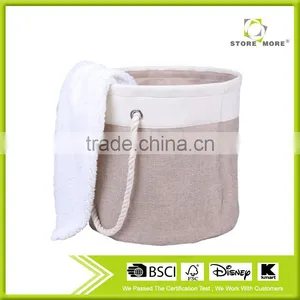 Store More Collapsible Round Laundry Hamper From Factory Directly thumbnail-1