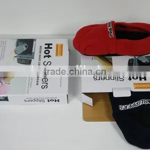 Microwave Heated Slipper Shot Socks Warm Indoor Slippers Hot Sox Hot Booties thumbnail-2